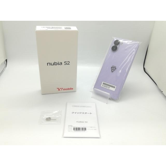 未使用】Nubia ymobile 【SIMフリー】 nubia S2 6GB 128GB ラベンダー 