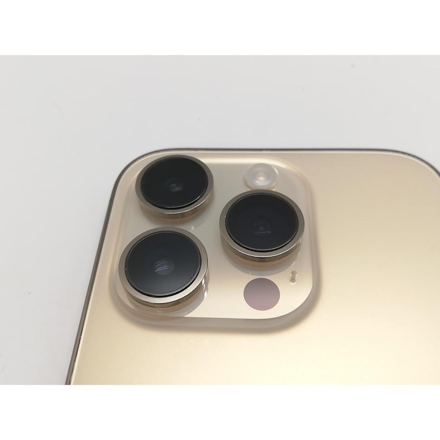 【中古】Apple au 【SIMフリー】 iPhone 14 Pro 128GB ゴールド MQ073J/A【博多】保証期間１ヶ月【ランクC】の画像