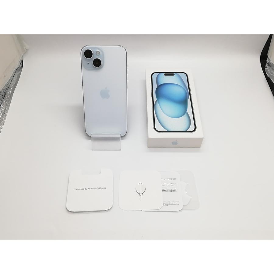 【中古】Apple 国内版 【SIMフリー】 iPhone 15 128GB ブルー MTML3J/A【福岡天神】保証期間１ヶ月【ランクA】の画像