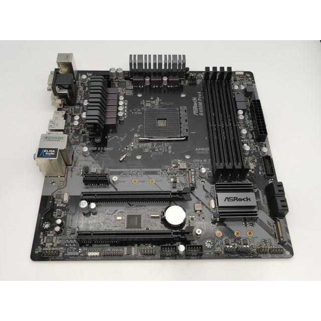 中古】ASRock B450M Pro4 B450/AM4/MicroATX【小倉駅前】保証期間1