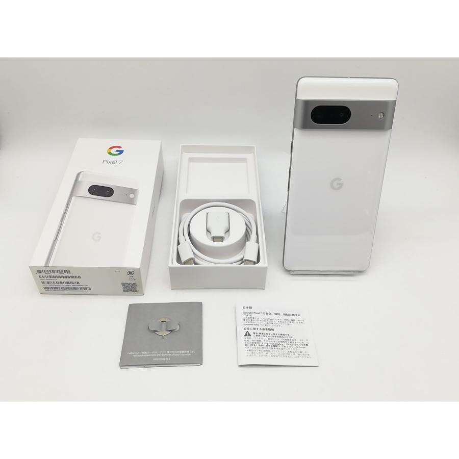 中古】Google 国内版 【SIMフリー】 Pixel 7 スノー 8GB 128GB G03Z5