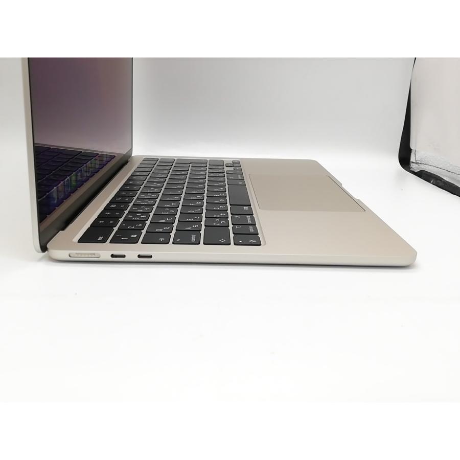 【中古】Apple MacBook Air 13インチ  M2(CPU:8C/GPU:8C) 8GB/256GB スターライト MLY13J/A (M2,2022)【福岡天神】保証期間１ヶ月【ランクB】の画像