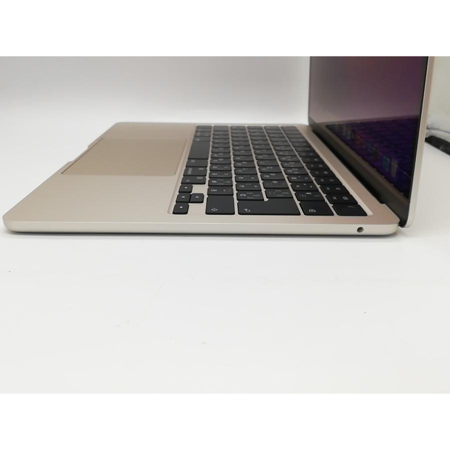 【中古】Apple MacBook Air 13インチ  M2(CPU:8C/GPU:8C) 8GB/256GB スターライト MLY13J/A (M2,2022)【福岡天神】保証期間１ヶ月【ランクB】の画像