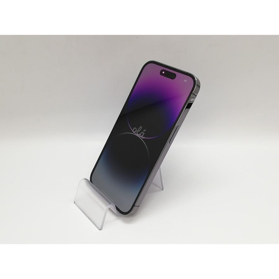 【中古】Apple 国内版 【SIMフリー】 iPhone 14 Pro 256GB ディープパープル MQ1E3J/A【アリオ倉敷】保証期間１ヶ月【ランクC】の画像
