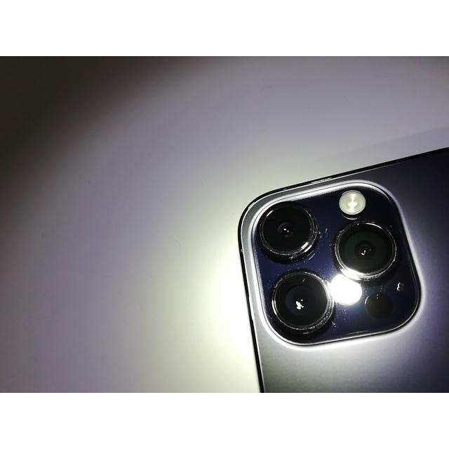 【中古】Apple 国内版 【SIMフリー】 iPhone 14 Pro 256GB ディープパープル MQ1E3J/A【アリオ倉敷】保証期間１ヶ月【ランクC】の画像