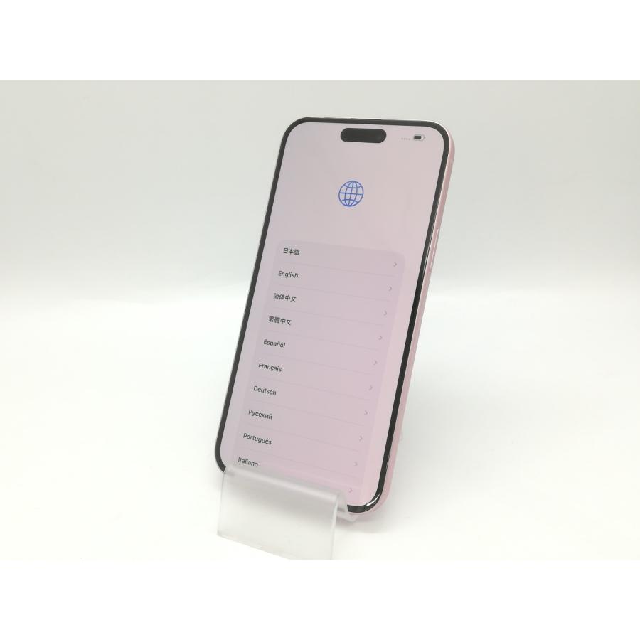 【中古】Apple 国内版 【SIMフリー】 iPhone 15 Plus 256GB ピンク MU0H3J/A【博多】保証期間１ヶ月【ランクA】の画像