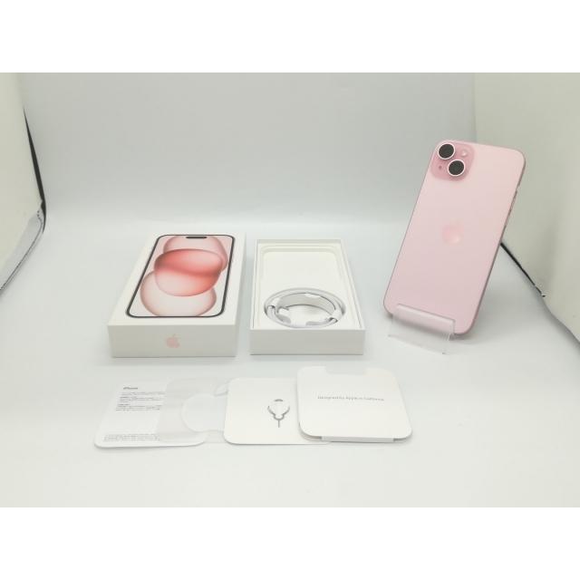 【中古】Apple 国内版 【SIMフリー】 iPhone 15 Plus 256GB ピンク MU0H3J/A【博多】保証期間１ヶ月【ランクA】の画像