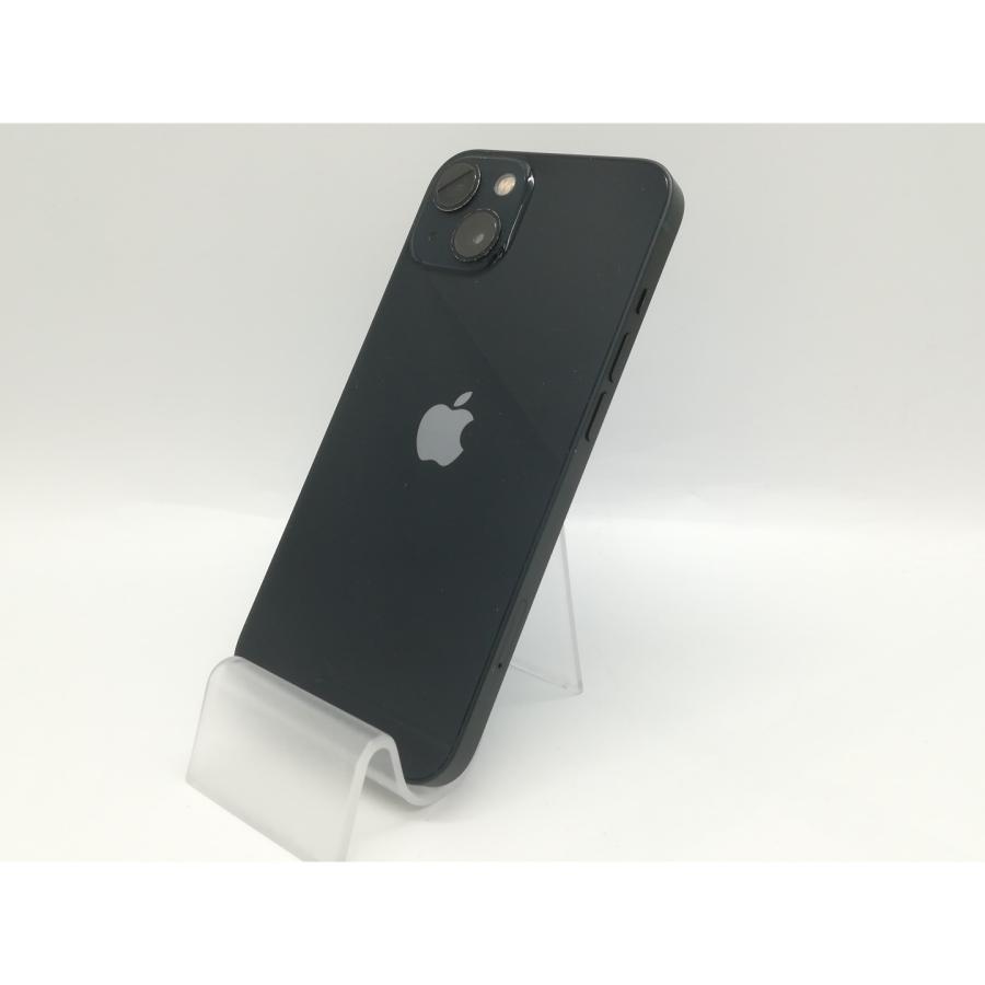 【中古】Apple au 【SIMフリー】 iPhone 13 128GB ミッドナイト MLNC3J/A【福岡天神】保証期間１ヶ月【ランクC】