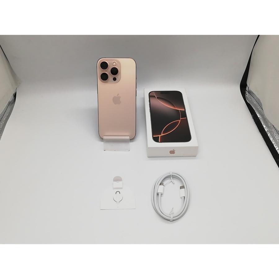 【中古】Apple 国内版 【SIMフリー】 iPhone 16 Pro 256GB デザートチタニウム MYN23J/A【博多】保証期間１ヶ月【ランクB】の画像