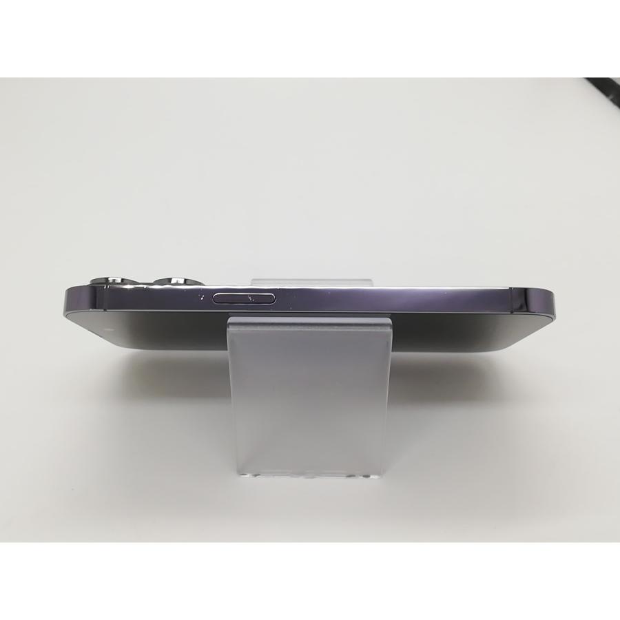 【中古】Apple SoftBank 【SIMフリー】 iPhone 14 Pro 128GB ディープパープル MQ0F3J/A【福岡天神】保証期間１ヶ月【ランクC】の画像