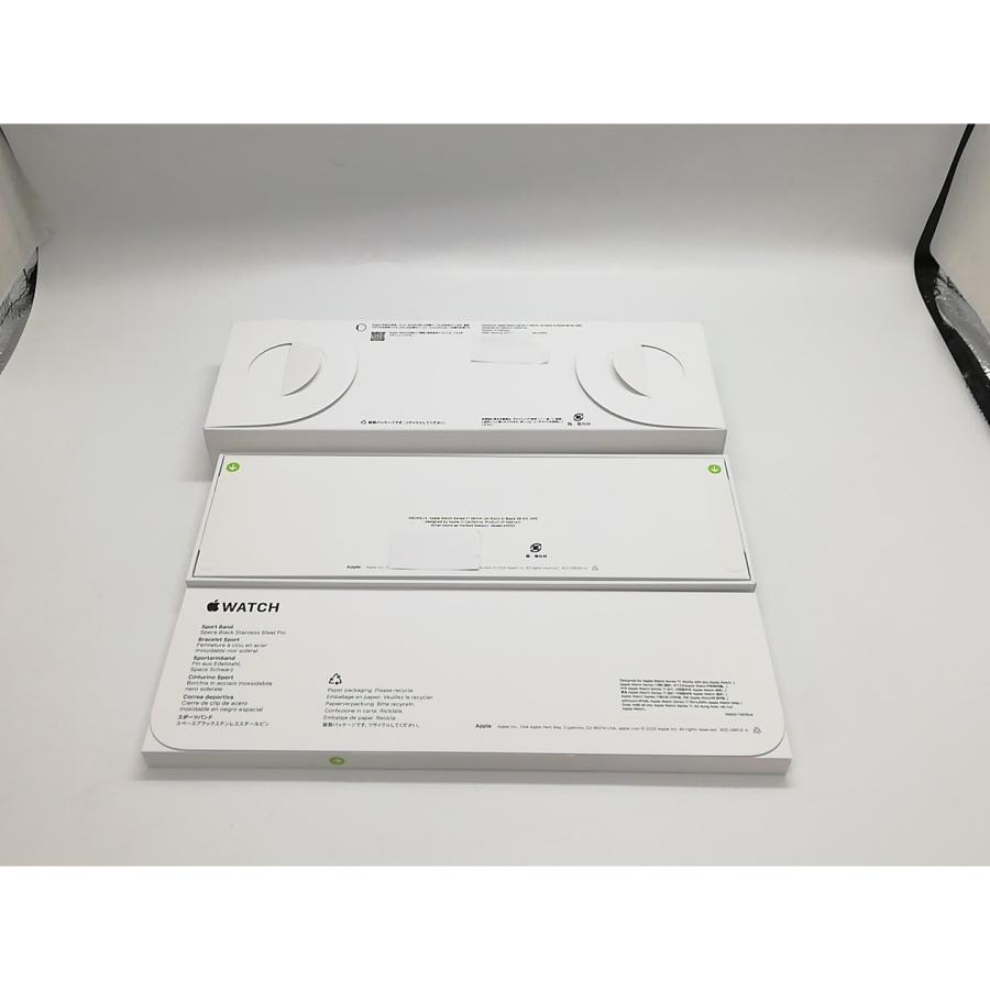 【未使用】Apple Apple Watch Series11 46mm GPS ジェットブラックアルミニウムケース/ブラックスポーツバンド (M/L) MEUX4J/A【福岡天神】保証期間３ヶ月の画像