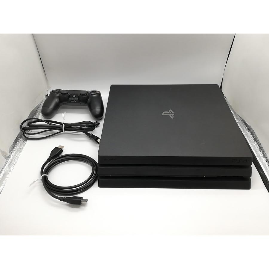 中古】SONY PlayStation4 Pro ジェット・ブラック 1TB CUH-7200BB01