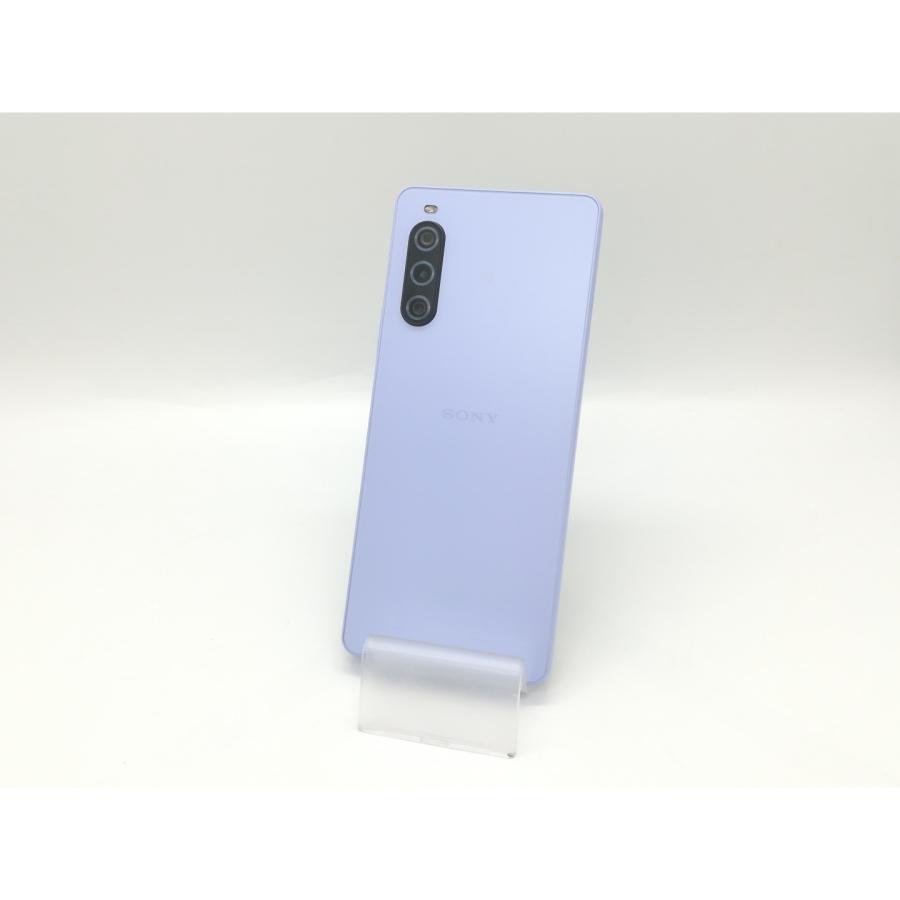 中古】SONY SoftBank 【SIMフリー】 Xperia 10 V ラベンダー 6GB 128GB