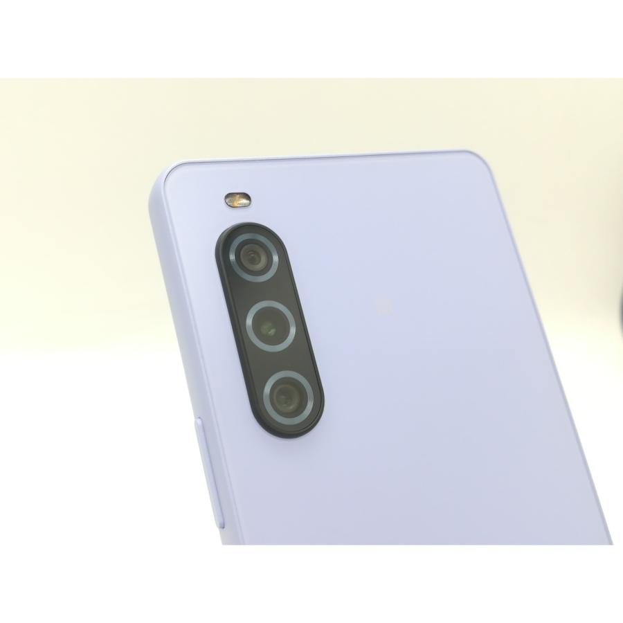 中古】SONY SoftBank 【SIMフリー】 Xperia 10 V ラベンダー 6GB 128GB