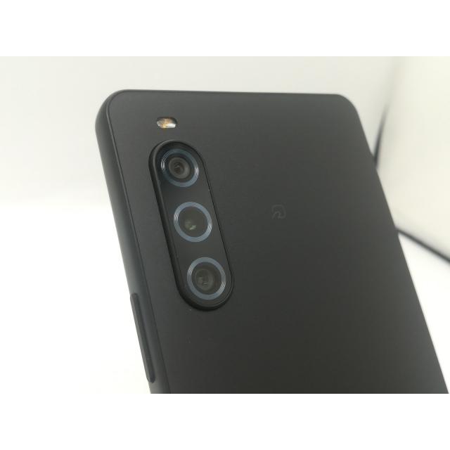 中古】SONY docomo 【SIMフリー】 Xperia 10 V ブラック 6GB 128GB SO