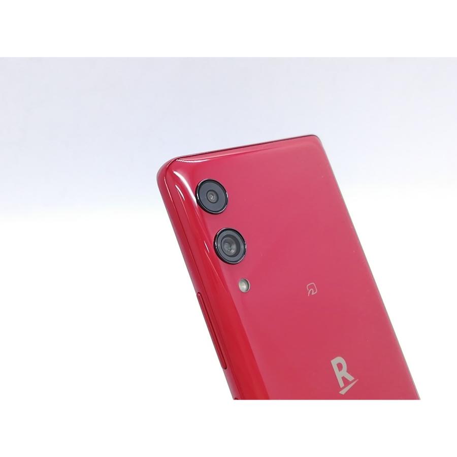 中古】Wiko 楽天モバイル 【SIMフリー】 Rakuten Hand 5G クリムゾン