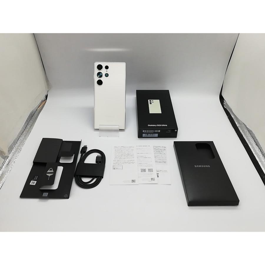 中古】SAMSUNG 国内版 【SIMフリー】 Galaxy S23 Ultra クリーム 12GB