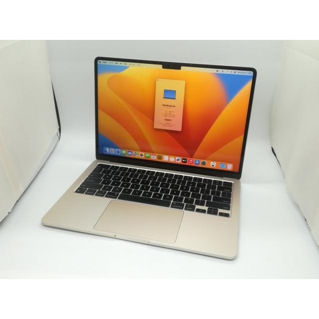 中古】Apple MacBook Air 13インチ CTO (M2,2022) スターライト M2(CPU