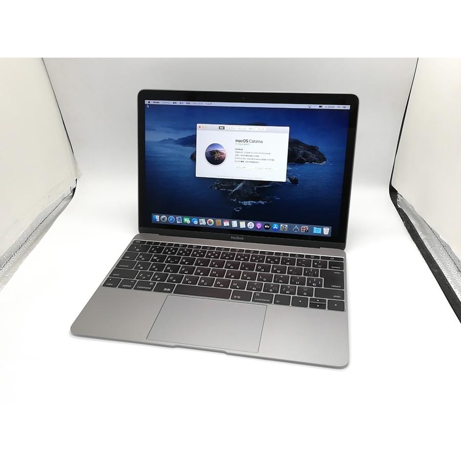 中古】Apple MacBook 12インチ CoreM:1.1GHz 256GB スペースグレイ