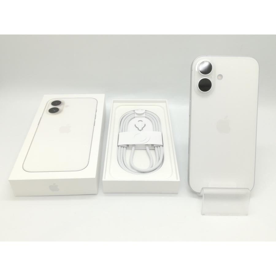 未使用】Apple 国内版 【SIMフリー】 iPhone 16 128GB ホワイト MYDR3J