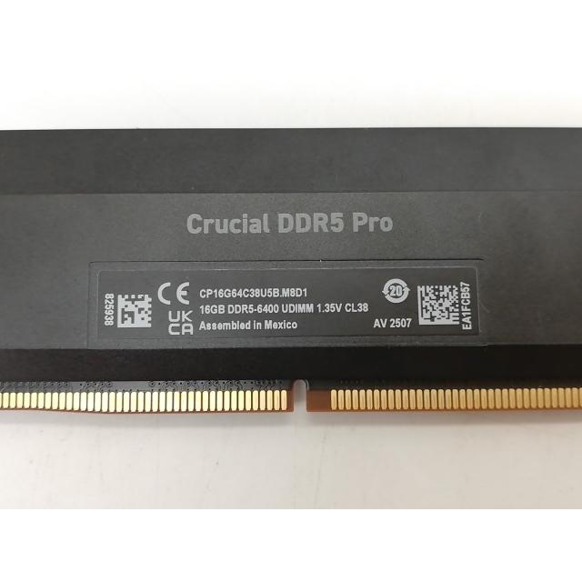 デスクトップ用】DDR5-6400 32GB(16GB×2枚) ddr5 16gb×2枚 6400」の