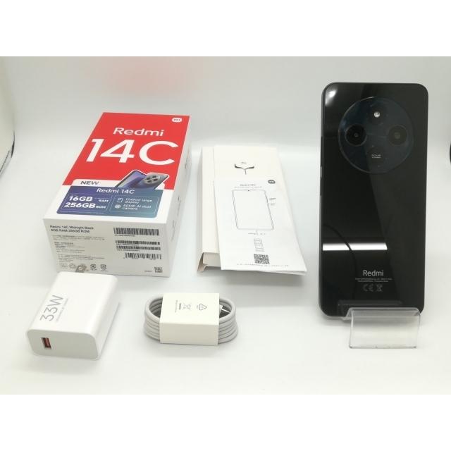 中古】Xiaomi 国内版 【SIMフリー】 Redmi 14C ミッドナイトブラック