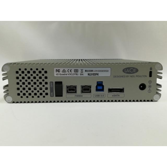 中古】Lacie LaCie d2 quadra LCH-D2Q030Q3 【3TB】 USB3.0+FireWire