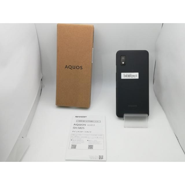 未使用】SHARP 楽天モバイル 【SIMフリー】 AQUOS wish3 ブラック 4GB 