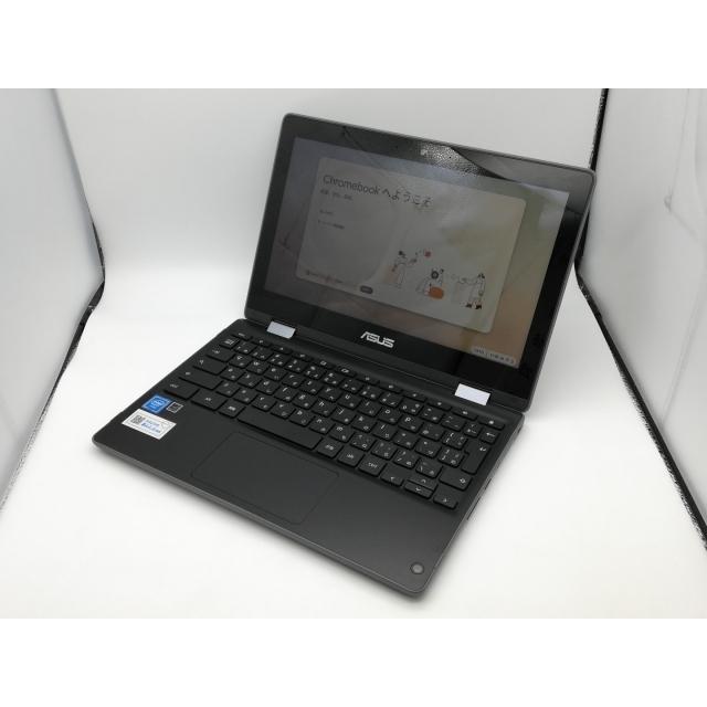 中古】Chromebook Flip C214MA C214MA-GA0028 ダークグレー【Celeron