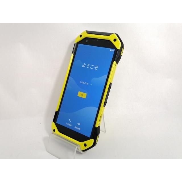 【中古品】TORQUE 5G SIMロック解除済 KYG01 イエロー 中古】KYOCERA au 【SIMロック解除済み】 TORQUE 5G イエロー 6GB