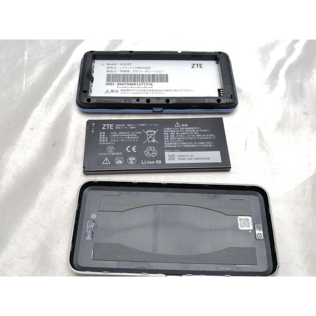 中古】ZTE SoftBank 【SIMロック解除済み】 Pocket WiFi 5G A101ZT