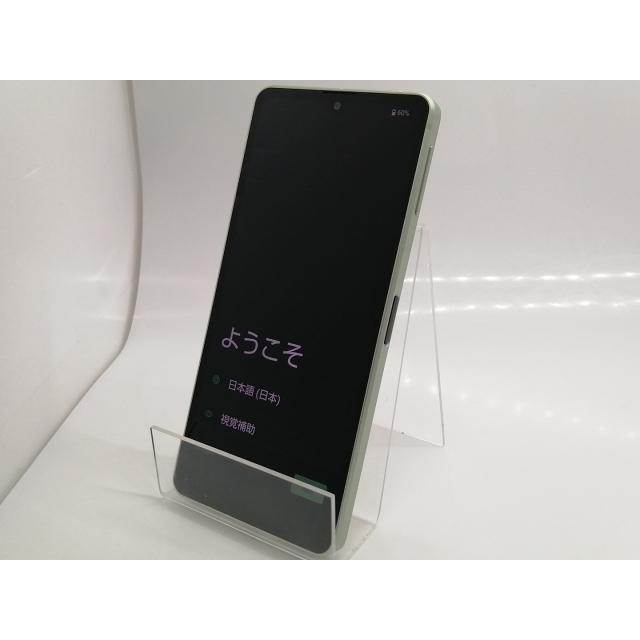中古】SHARP au 【SIMフリー】 AQUOS sense8 ペールグリーン 6GB 128GB