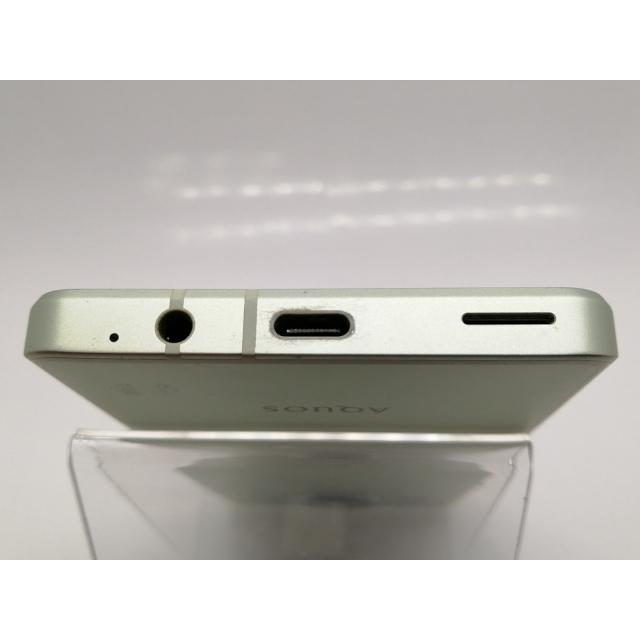 中古】SHARP au 【SIMフリー】 AQUOS sense8 ペールグリーン 6GB 128GB
