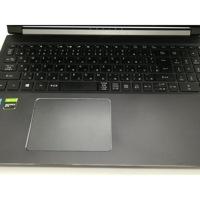 【中古】Aspire 7 A715-74G-A58U6/F チャコールブラック【i5-9300H 8G 256G(SSD) GTX1650 WiFi 15LCD(1920x1080)】【新橋烏森通り】保証期間１ヶ月【ランクC】の画像