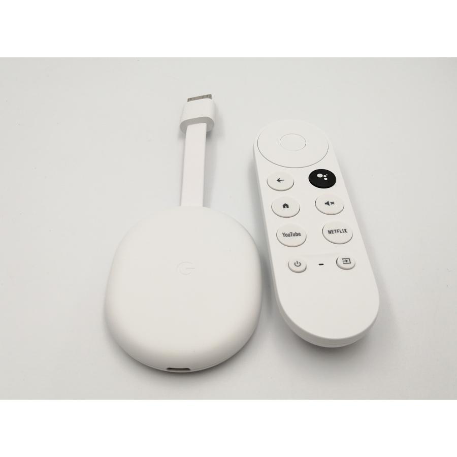 中古】Google Chromecast with Google TV HD(2022) スノー GA03131-JP