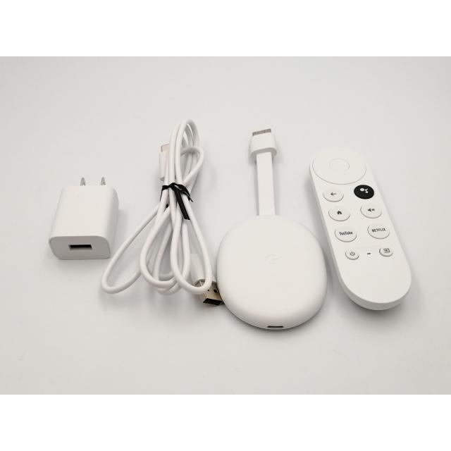 中古】Google Chromecast with Google TV HD(2022) スノー GA03131-JP