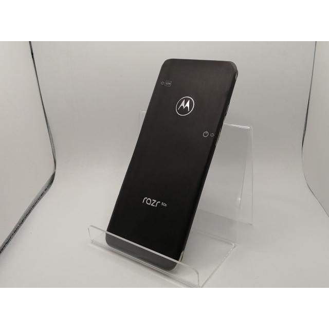 未使用】MOTOROLA SoftBank 【SIMフリー】 motorola razr 50s サンド