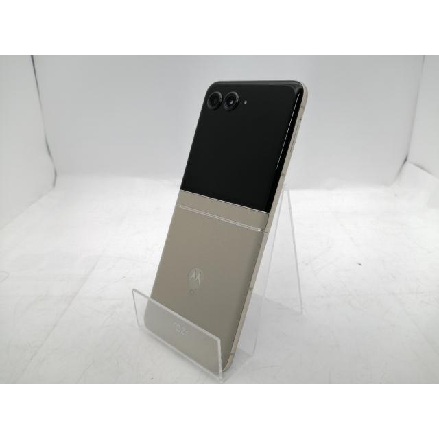 中古】MOTOROLA SoftBank 【SIMフリー】 motorola razr 50s サンド