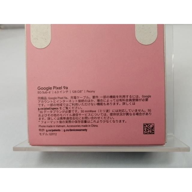 【ほぼ未使用】Google Pixel 9a docomo版SIMフリー 未使用】Google docomo 【SIMフリー】 Pixel 9a ピオニー 8GB 128GB