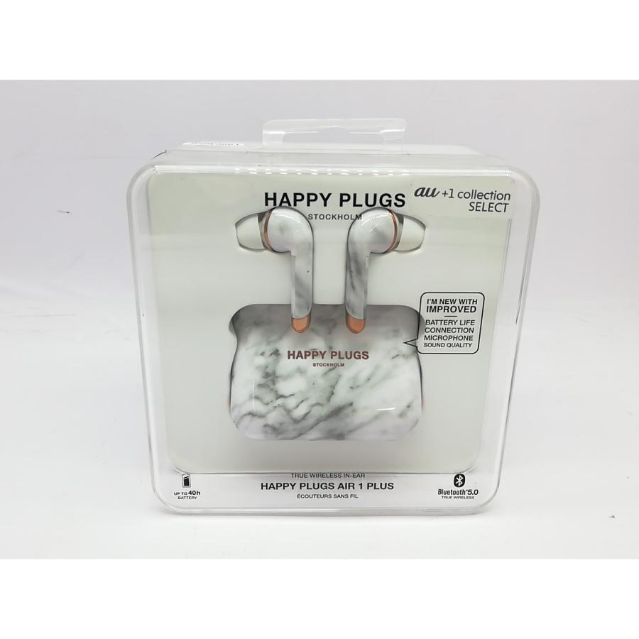 未使用】happy plugs AIR1 PLUS IN-EAR WHITE MARBLE【立川フロム中武 