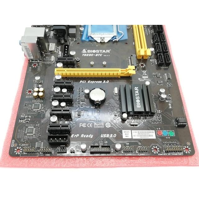 中古】BIOSTAR TB250-BTC B250/LGA1151(DDR4)/ATX【DS秋葉】保証期間1 