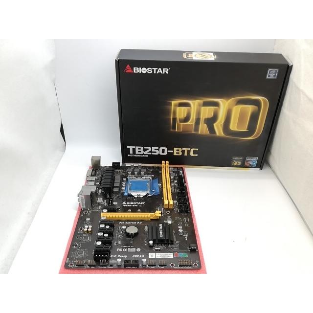 中古】BIOSTAR TB250-BTC B250/LGA1151(DDR4)/ATX【DS秋葉】保証期間1