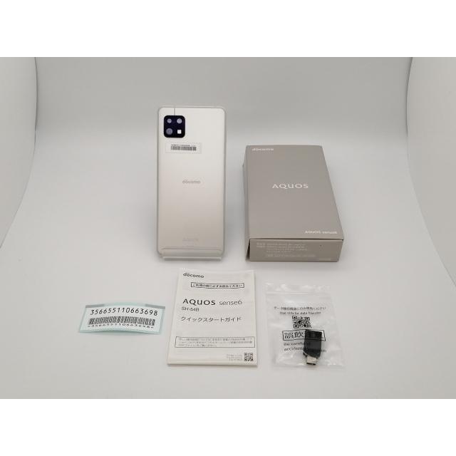 未使用】SHARP docomo 【SIMフリー】 AQUOS sense6 シルバー 4GB 64GB