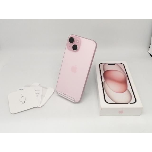 中古】Apple 国内版 【SIMフリー】 iPhone 15 128GB ピンク MTMJ3J/A