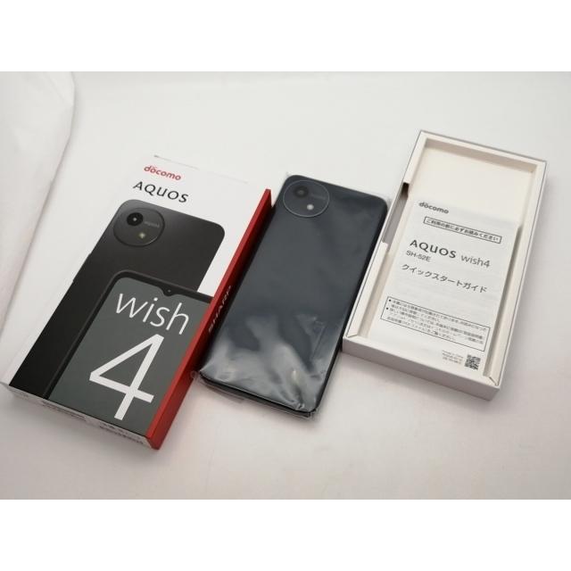 未使用】SHARP docomo 【SIMフリー】 AQUOS wish4 ブラック 4GB 64GB
