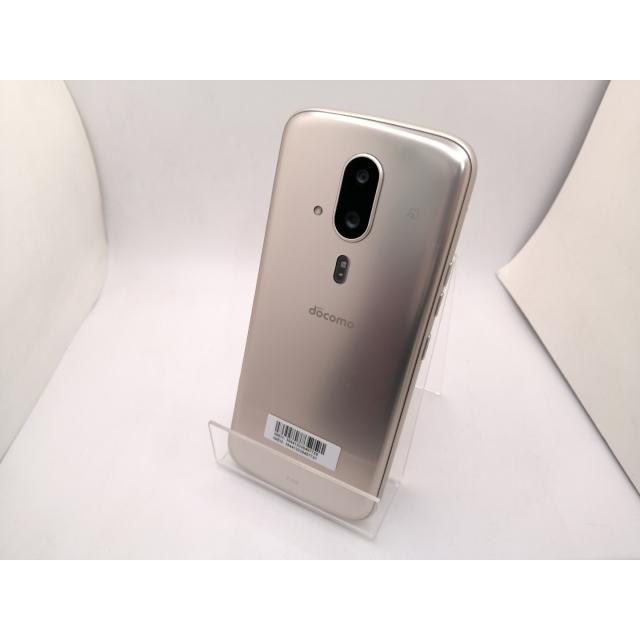 中古】FCNT docomo 【SIMフリー】 らくらくスマートフォン ゴールド
