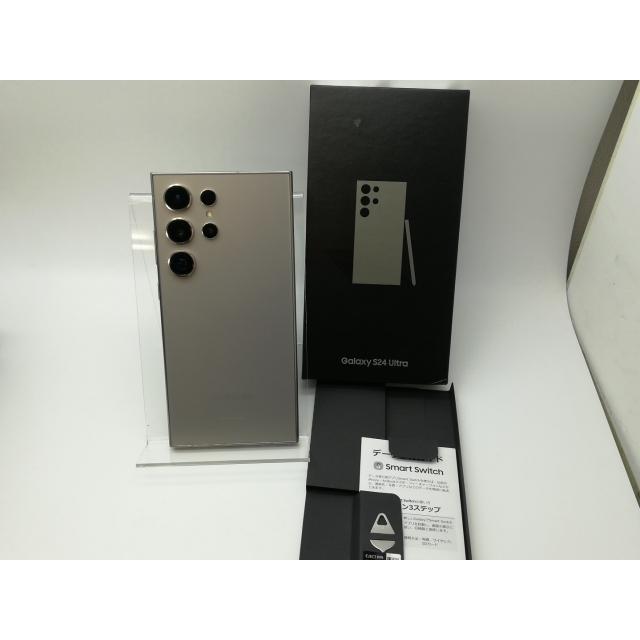 中古】SAMSUNG 国内版 【SIMフリー】 Galaxy S24 Ultra チタニウム