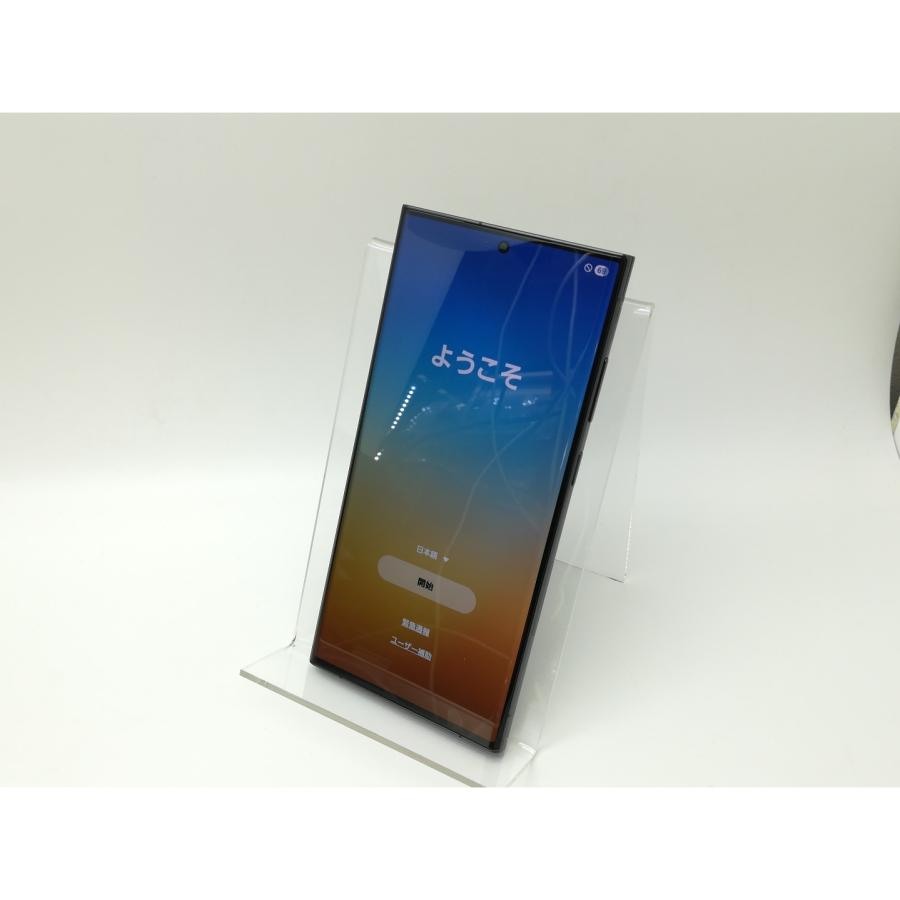 中古】SAMSUNG au 【SIMフリー】 Galaxy S23 Ultra ファントムブラック 