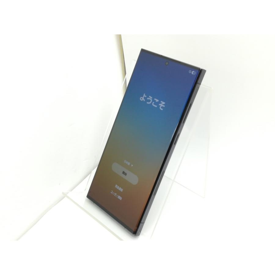 中古】SAMSUNG au 【SIMフリー】 Galaxy S23 Ultra ファントムブラック