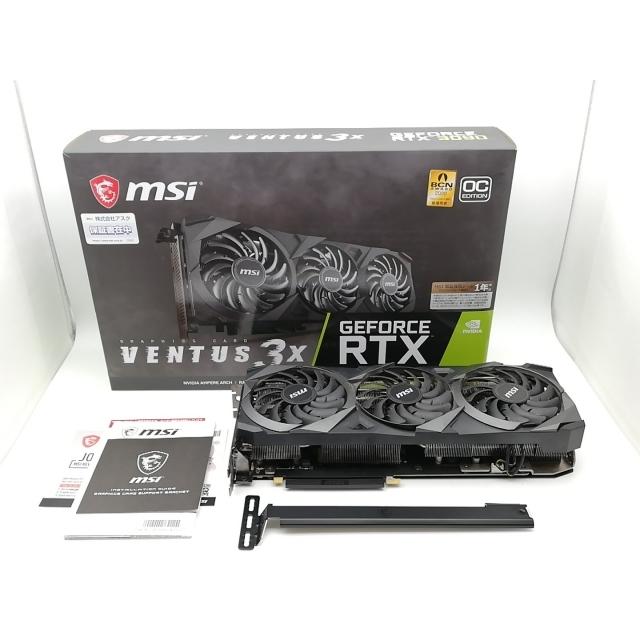 中古】MSI GeForce RTX 3090 VENTUS 3X 24G OC RTX3090/24GB(GDDR6X